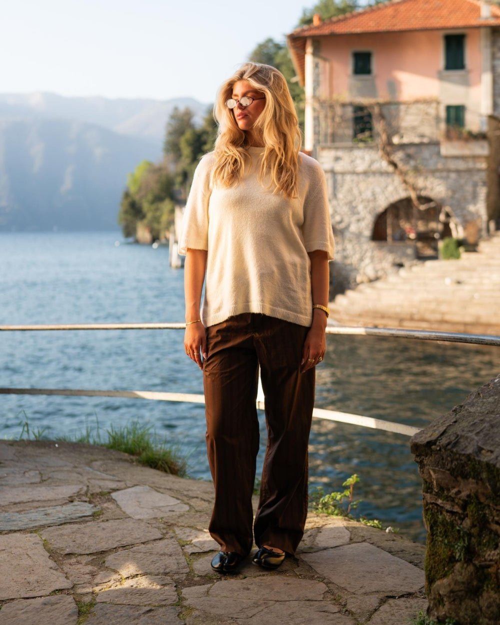 Pyjamas Pants Brun stribet | Skagen - clothing.dk